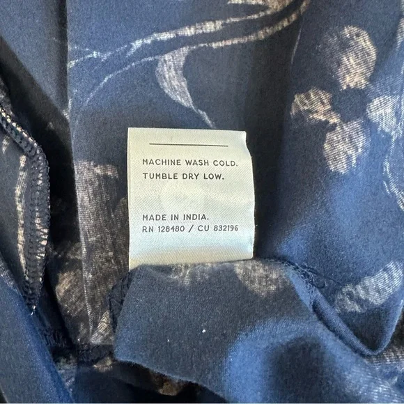 NWT Pact Organic Cotton Stripes & Floral Cross Back Mini Dress With Pockets - Picture 8 of 12